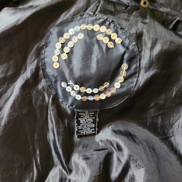 Jack by BB Dakota Multicolor Chevron Puffer Jacket - Picture 15 of 16